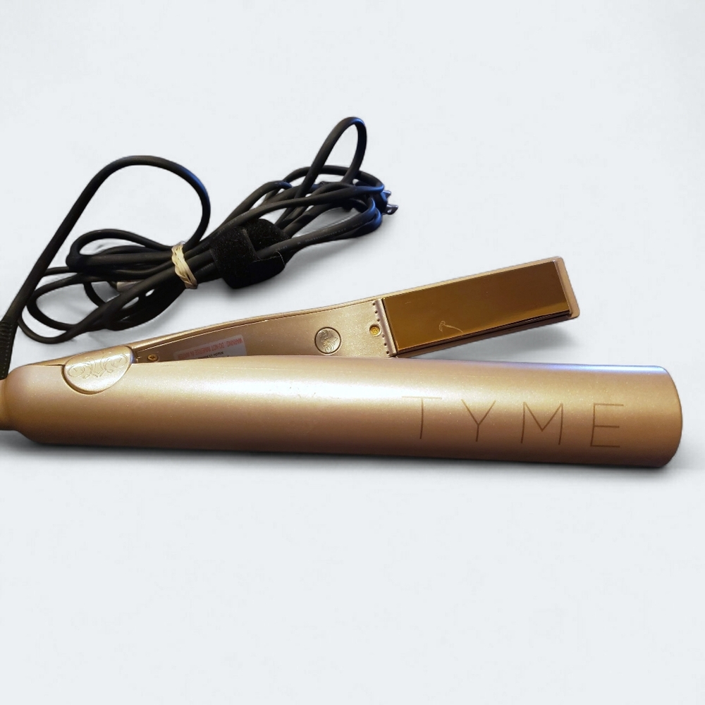 TYME Iron Original Straightener Flat Curling Iron Hair Styler 2-in-1 Beach Wave